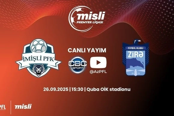 İmişli - Zirə oyununun anonsu