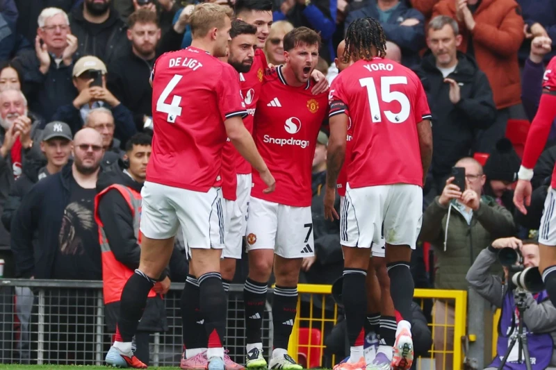 Darren Fletcher reacts to being appointed Manchester United manager for the Burnley match