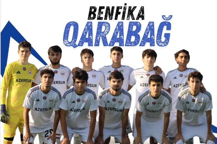 Karabağ U-19 UEFA Gençlik Ligi'nde Benfica ile karşılaşacak