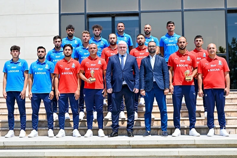 Cahangir Fərəcullayev Azərbaycan milli komandası ilə görüşdü