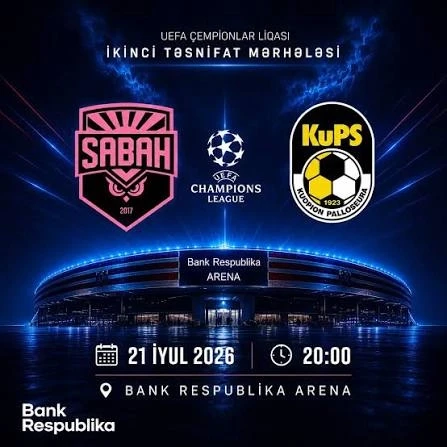Sabah Finlandiya çempionu KuPS ile qarşılaşır