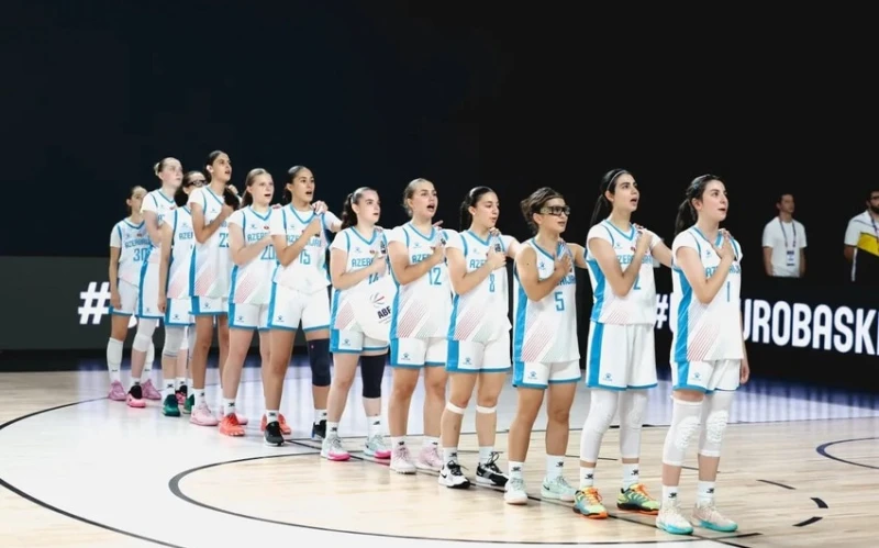 Azərbaycanın U-16 basketbolçu qızları Avropa çempionatında ilk qələbəsini qazanıb