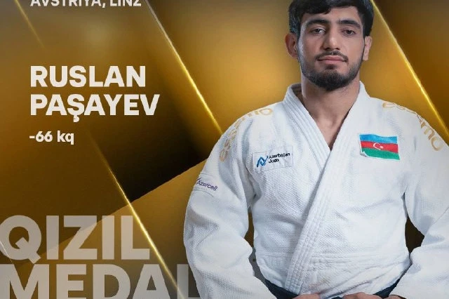 Ruslan Paşayev Cüdo üzrə Avstriya Qran-Prisinin qalibi oldu