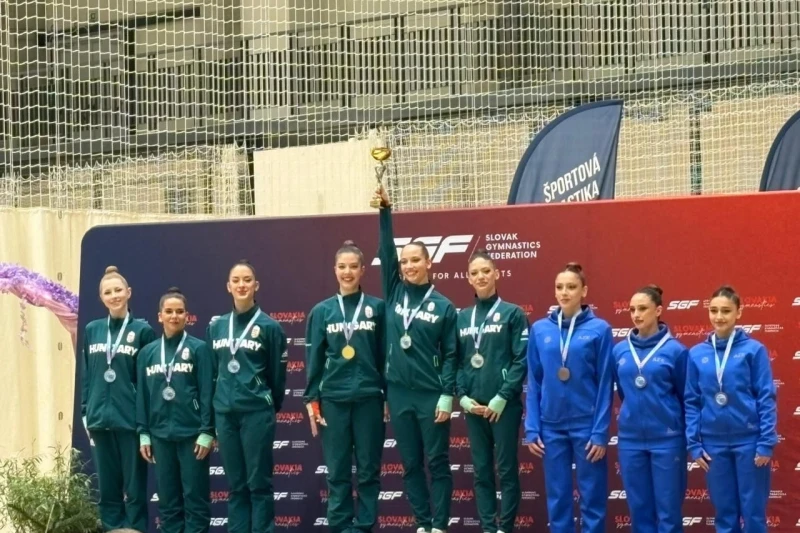 Azərbaycan gimnastları Slovakiyada aerobika gimnastikası üzrə turnirdə bürünc medal qazanıb