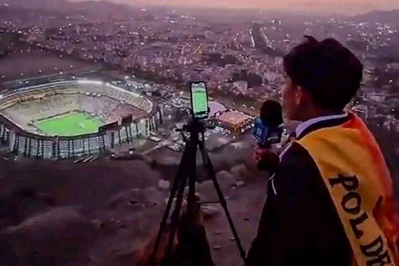15 yaşlı perulu komentatorun Libertadores Kubokunu dağdan şərh etməsi dünyada səs-küyə səbəb oldu