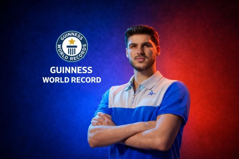 Nihad Məmmədov stolüstü tennisdə dünya rekordunu yenilədi