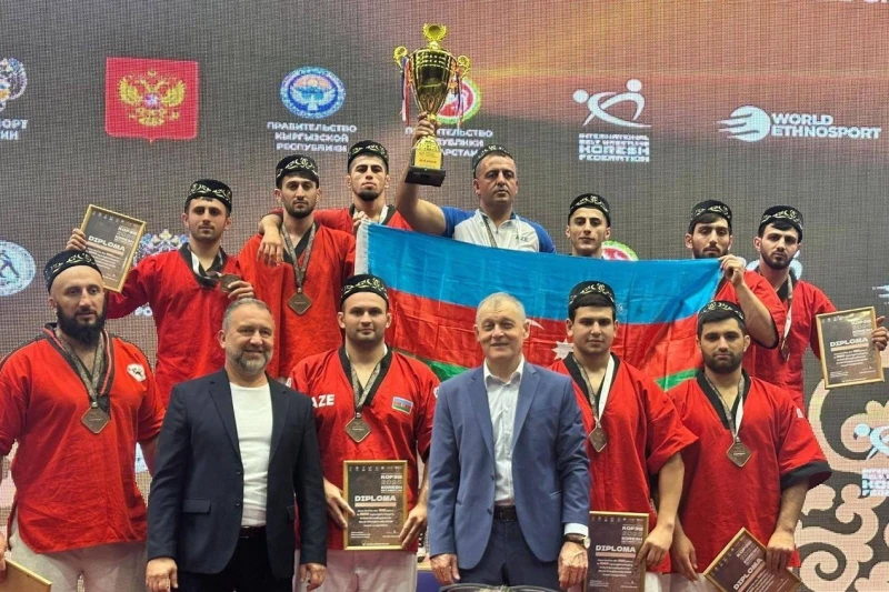 Azərbaycan millisi kəmər güləşi və qırğız kuroş üzrə dünya çempionatında 22 medal qazanıb