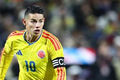 Xames Rodriges dünya çempionatlarında komandası ilə oynayan üçüncü kolumbiyalı oldu