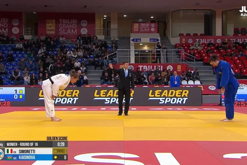 Madina Kaisinova, Tiflis'teki Grand Slam turnuvasında mücadelesini tamamladı