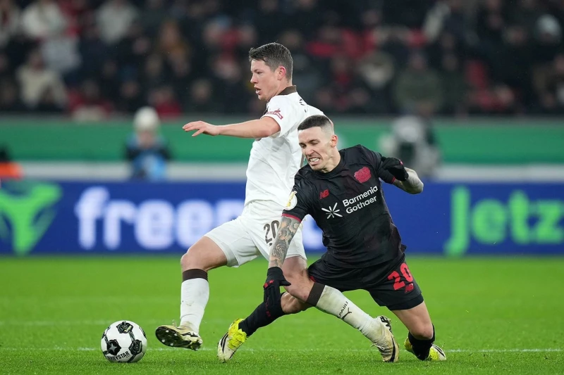 Bayer thrashes St. Pauli in the German Cup quarter-final