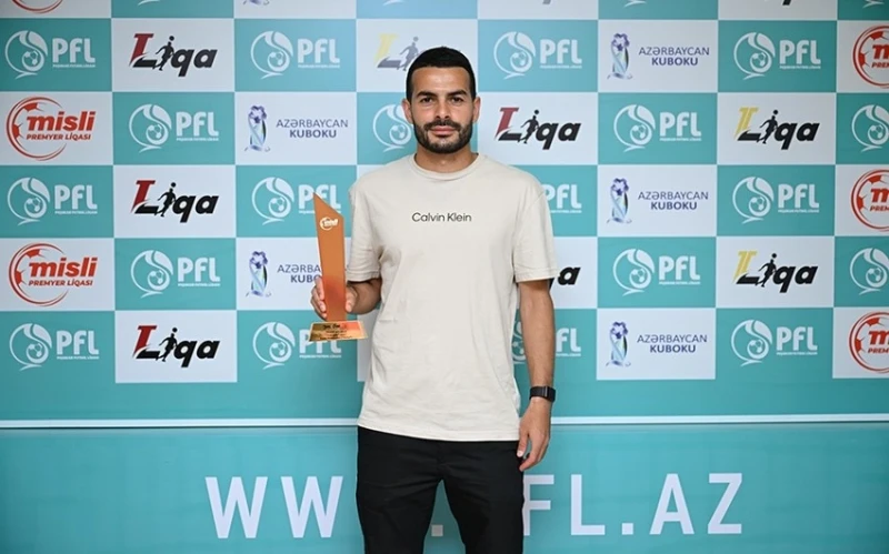 Emin Mahmudov awarded Goal of the Month