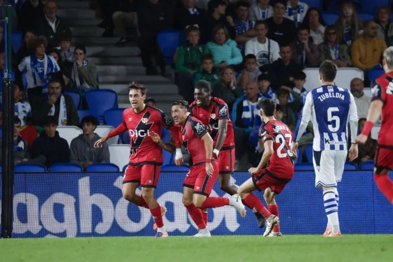 Real Sociedad lost to Rayo Vallecano at home