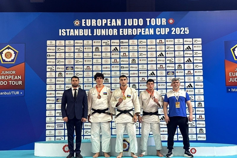 Azərbaycan cüdoçuları Avropa Kubokunda medallar qazanıblar - FOTO