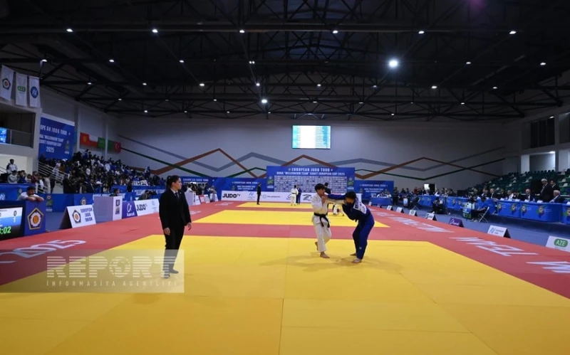 Azerbaijani judokas win 12 medals on the first day of the European Cup