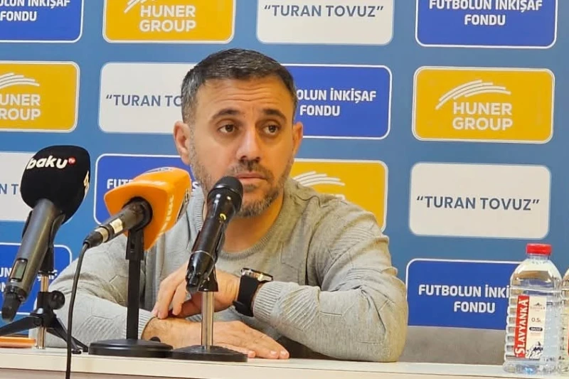 Ayhan Abbasov Turan Tovuz - Şamahı maçından sonra basın toplantısında saha ve milli takımdan bahsetti