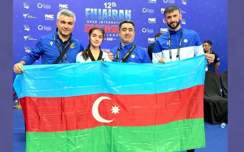 Azərbaycan taekvondoçuları “Fujairah Open” beynəlxalq turnirində 6 medal qazanıblar