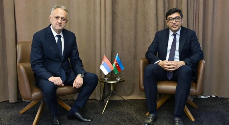 Nazir Fərid Qayıbov serbiyalı həmkarı ilə idman əməkdaşlığını müzakirə edib
