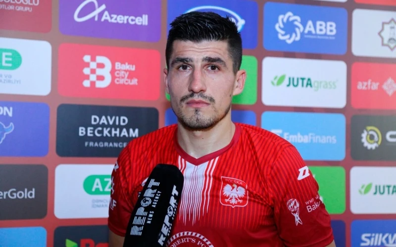 Polonya Milli Takımı futbolcusu: Umarım sonraki turnuvalarda da organizasyon Azerbaycan seviyesinde olur