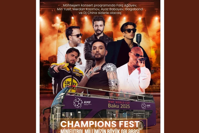Minifutbol Dünya Şampiyonu Azerbaycan Milli Takımına Adanmış Konser