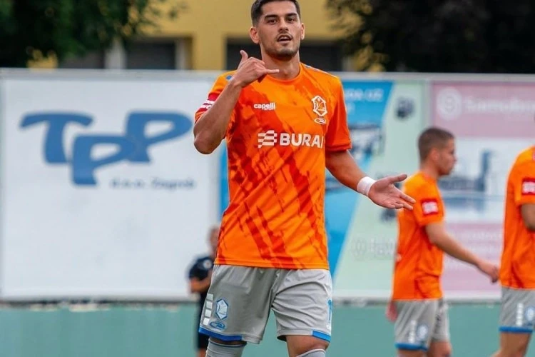 Rufat Abdullazade scored his first goal for Varazdin in the Croatian Cup