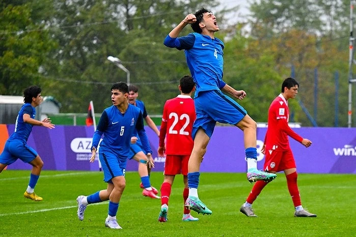 U-16 millimiz Tacikistanı məğlub edib