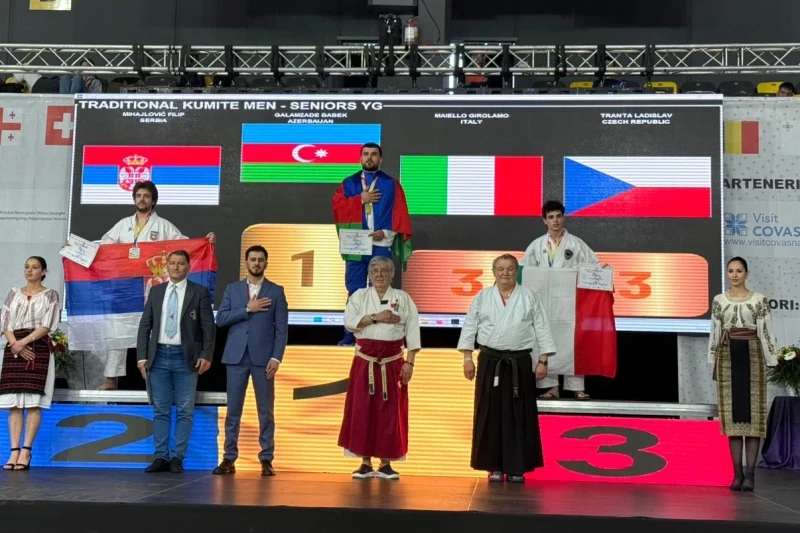 Babək Qələmzadə Fudokan Karate üzrə Avropa Çempionu Oldu