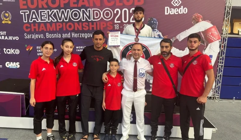 Azerbaijani taekwondo athlete wins bronze medal at European championship