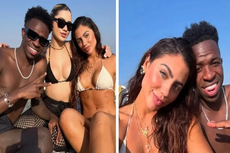 Vinicius has no new contract problem: He relaxes on the beach with models