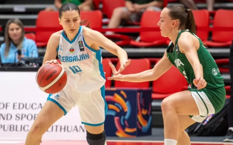 U-18 basketbol üzrə qızlardan ibarət Azərbaycan millisi Avropa çempionatında Litvaya məğlub oldu