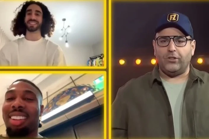 Unexpected Traore surprise on Cucurella's live broadcast: Revenge? - VIDEO