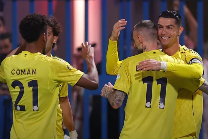 Ronaldo scores in his return match after boycott