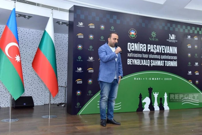 Qənirə Paşayevanın xatirəsinə həsr olunan beynəlxalq şahmat turnirinin açılışı olub