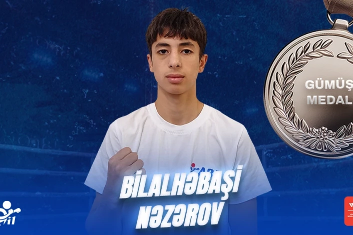 Boksçumuz dünya birinciliyində gümüş medal qazanıb