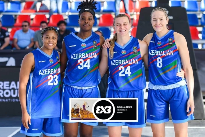 Azerbaijan's women's 3x3 basketball team advances to European Cup semi-finals