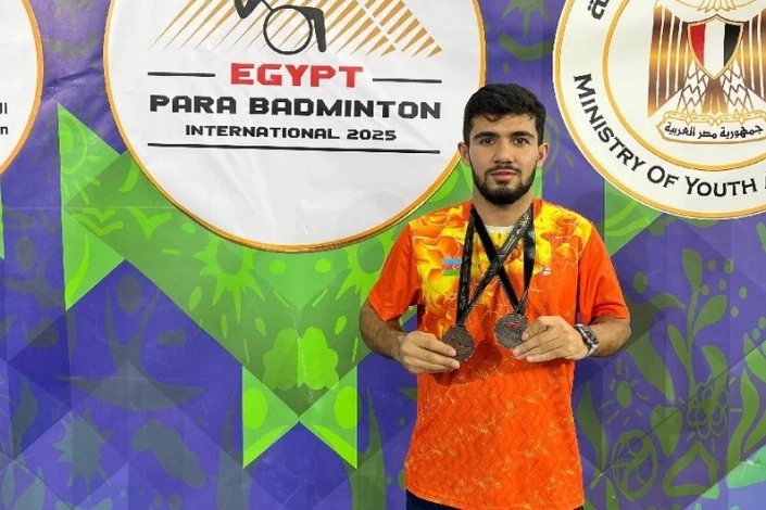 Azərbaycan parabadmintonçusu Misirdə iki bürünc medal qazanıb