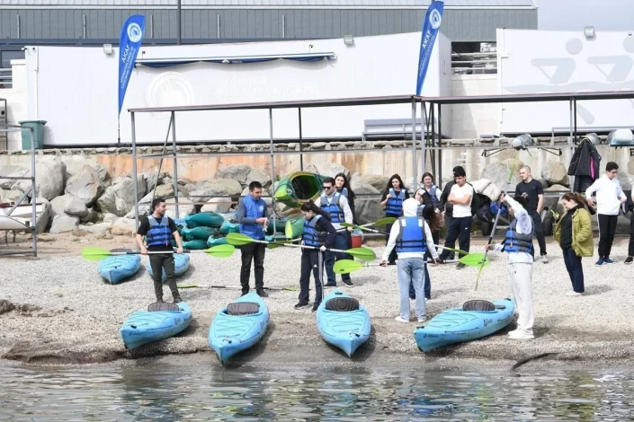 Azerbaycan Spor Akademisi öğrencileri için kürek çekme masterclass'ı düzenlendi