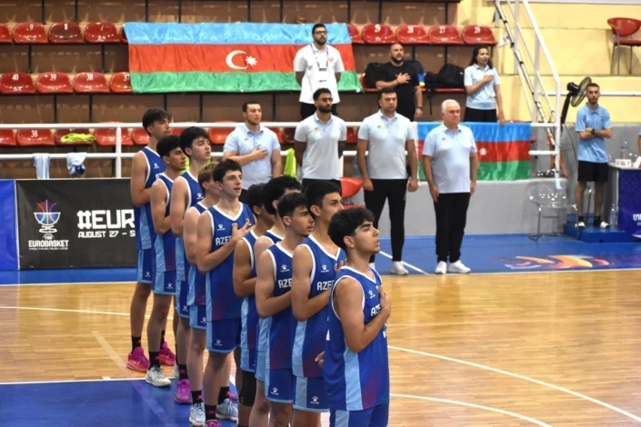 U-16 basketbol millimiz Avropa çempionatında 5-ci yeri tutdu