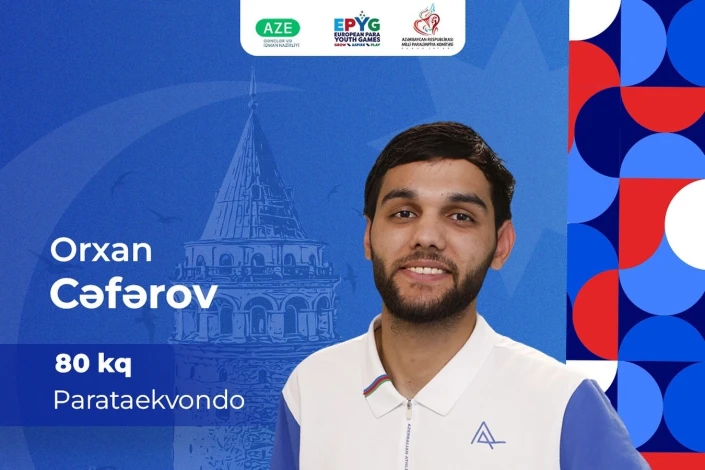 Orhan Caferov Avrupa Gençlik Paralimpik Oyunları'nda Gümüş Madalya Kazandı