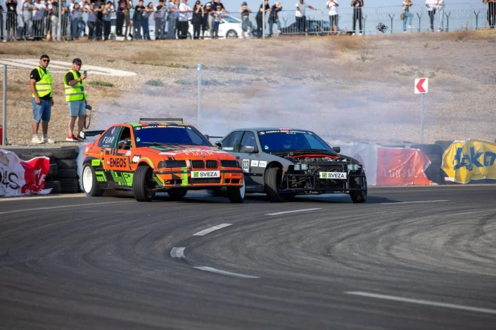 Azərbaycanda ilk dəfə "Formula Drift Azerbaijan" yarışı keçirilib - FOTO