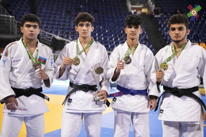 Cüdoçularımızdan Avropa Kubokunun ilk günündə 4 medal - FOTO