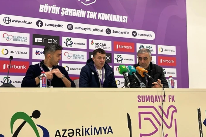 Saša İliç'ten "Sumgayıt" - "Gebele" maçı hakkında: Bu bir sorumluluk meselesi değil