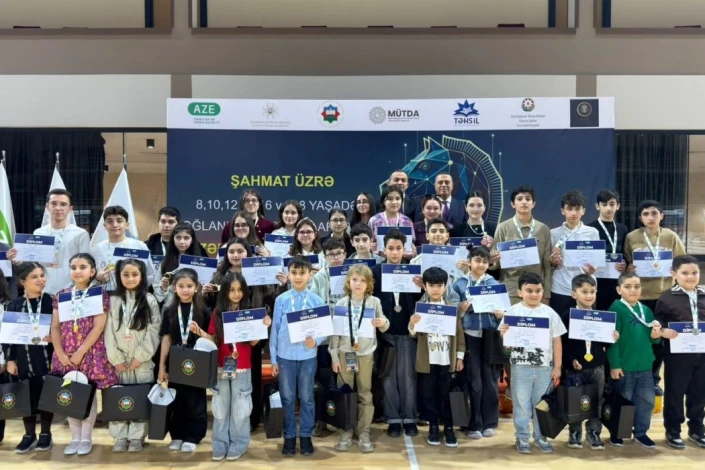 Şahmat üzrə ölkə çempionatına yekun vuruldu: Qaliblər müəyyən edildi