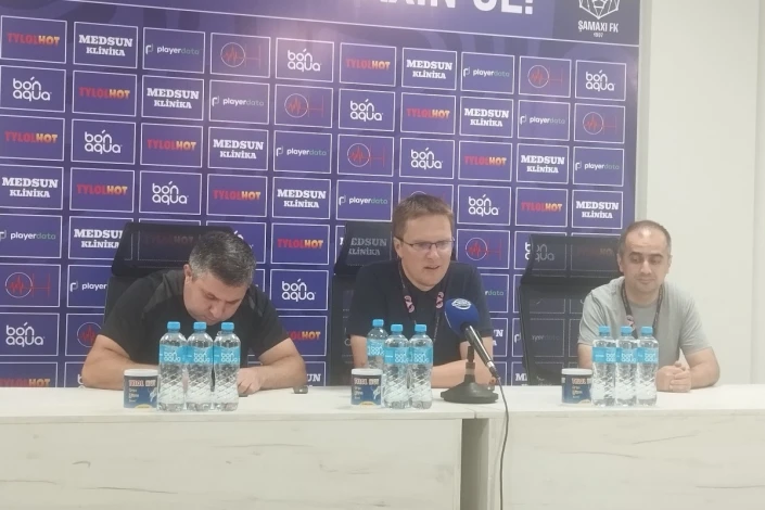 Valdas Dambrauskas shared his thoughts after the "Shamakhi" - "Sabah" game