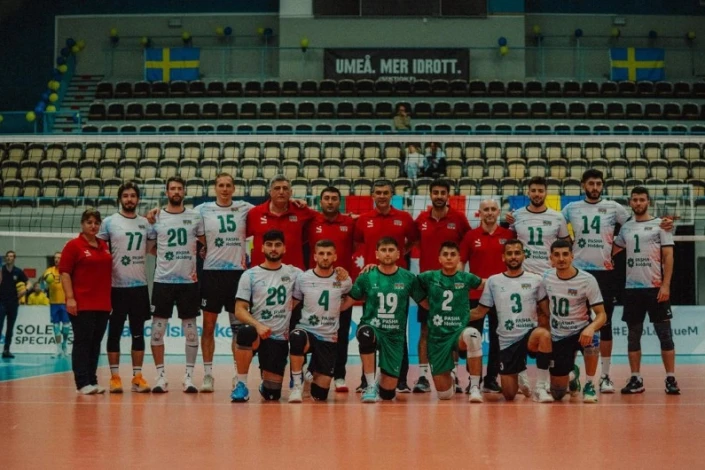 Azerbaijan Men's Volleyball Team Lost to Sweden in Silver European League