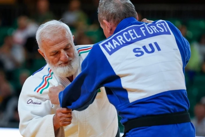 Азербайджанский ветеран-дзюдоист завоевал золотую медаль на чемпионате Европы