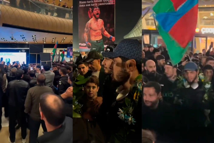 Триумфальное возвращение Тофика Мусаева на Родину: Восторженная встреча в аэропорту