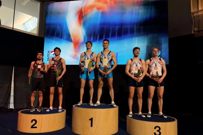 Alkmaar Dünya Kuboku: Azərbaycan gimnastlarından sinxron yarışda qızıl və gümüş medal! - FOTO