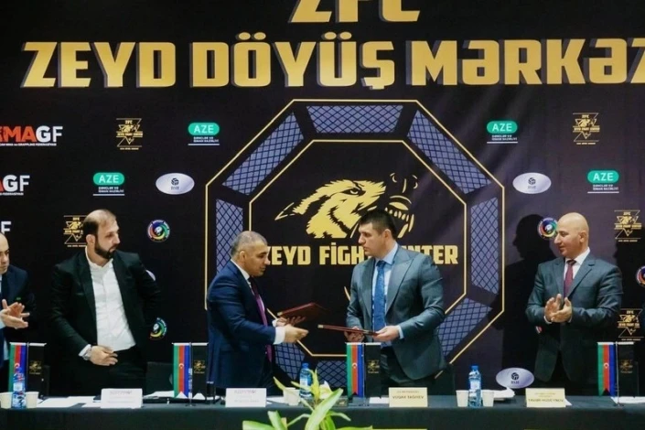 Zeyd Döyüş Mərkəzi ilə Azərbaycan MMA və Qrapplinq Federasiyası arasında əməkdaşlıq memorandumu imzalanıb