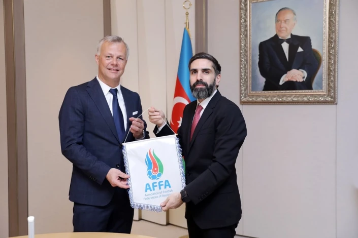 AFFA-nın prezidenti Byorn Kuyperslə görüşüb