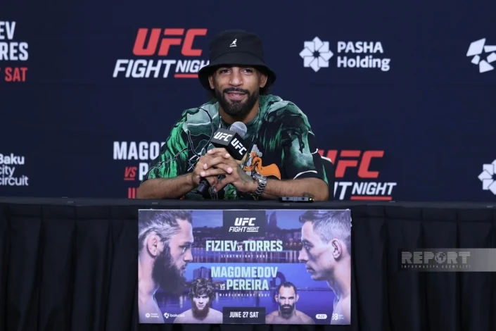 Amerikalı MMA idmançısı Çarlz Conson Bakıda möhtəşəm qarşılanma haqqında danışdı